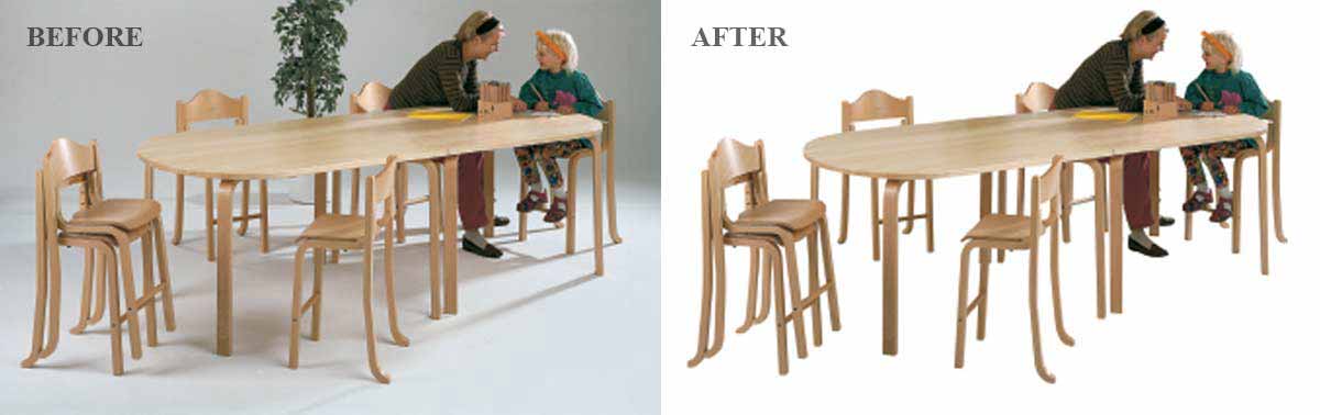 Furniture Photo Background Removal - Before/After